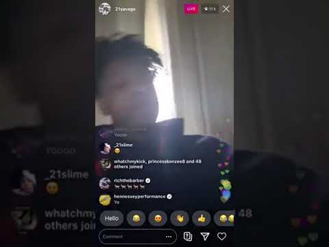 21 savage on live talks about beef with young chop feat. dj akademiks