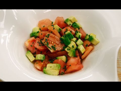 Ensalada de tomate y aguacate - Karlos Arguiñano