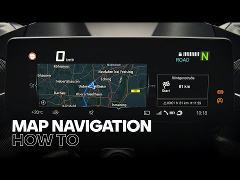 HOW TO Use Map Navigation with the BMW Motorrad Connected App and the new 10.25” TFT Display
