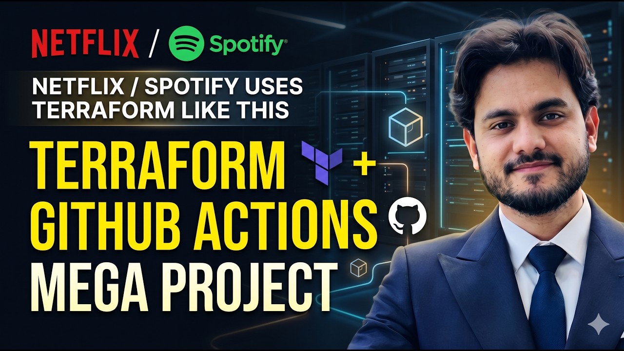 Terraform + Github Actions Mega Project used in IT Companies | Internal Developers Platform
