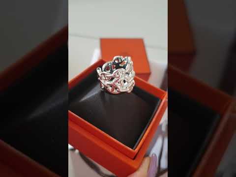 Hermes Chaine D'Ancre Enchainee Ring, Large Model #shorts