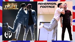 Behind the scenes footage | BGT: The Champions | Twist and Pulse