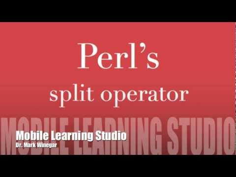 Perl's split operator