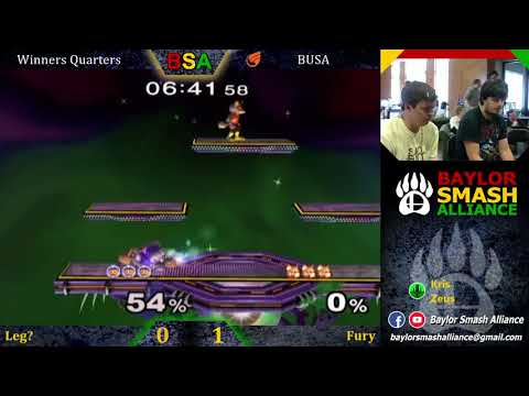 (Part 2) ShareStock 2.3 Melee - Leg (Sheik/ICs) vs Fury (Fox) - Winner's Quarters