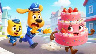 Who Ate the Cake? | Useful Stories | Police Cartoon | Sheriff Labrador | Kids Cartoon | BabyBus