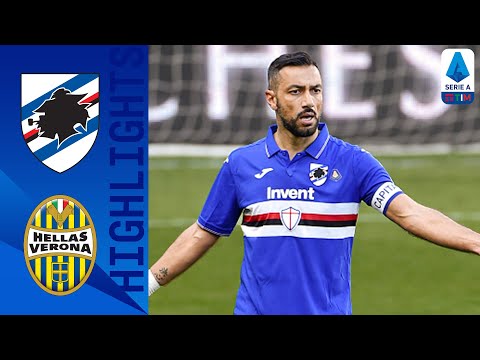 Sampdoria 2-1 Hellas Verona | Quagliarella Scores Late Winner! | Serie A TIM