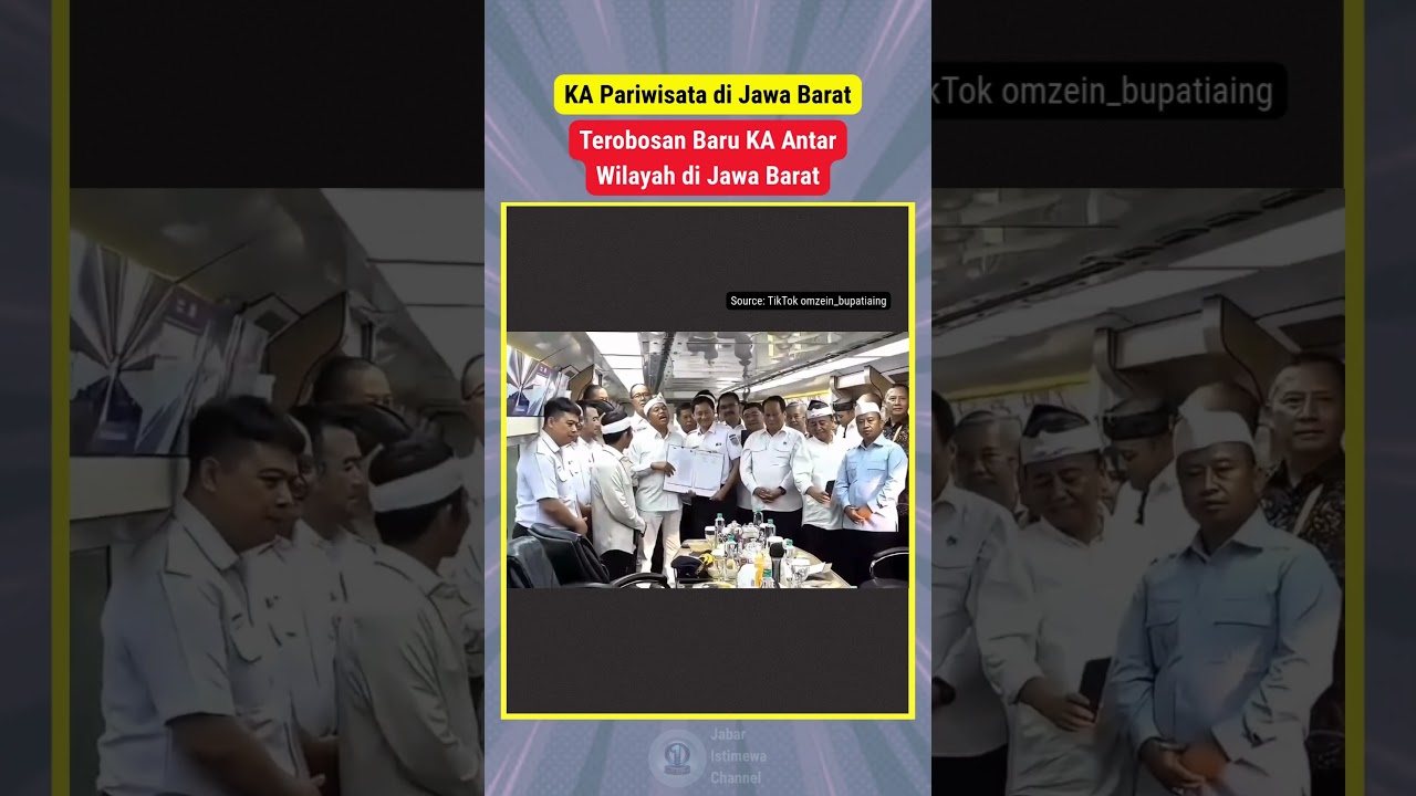Terobosan Baru Pemprov Jabar dengan PT Kereta Api Indonesia #kangdedimulyadi #omzein