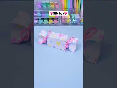 Cute gift box idea 💖 DIY Paper craft 💖 Paper gift box #diy #craft #handmade #art #papercraft