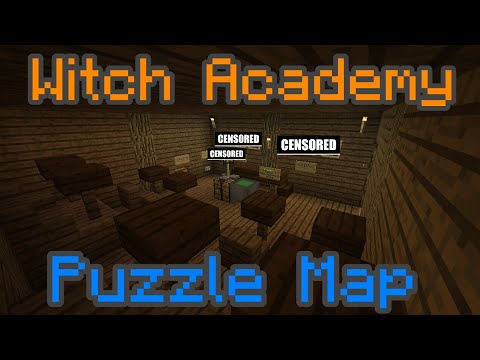 Pixeldroid Modding - Witch Academy Map in Minecraft PE, Learn how to make potions and fight against each other.