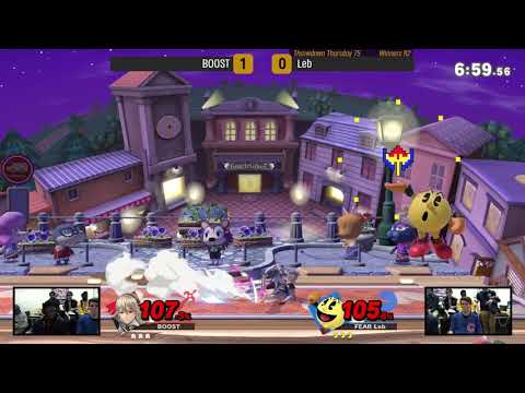 Throwdown Thursday 75 - Winners R2 - (Corrin) BOOST vs Leb (Ness/Pac-Man)
