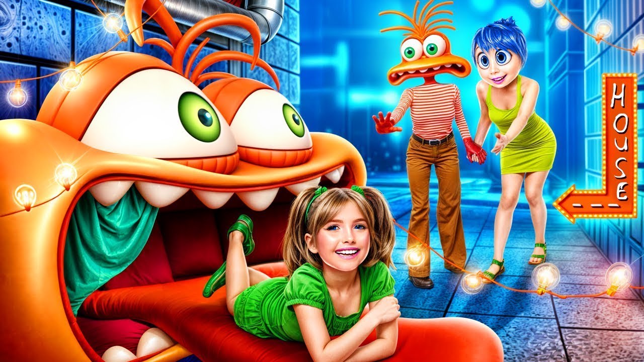 Construímos uma Casinha para Divertida Mente 2! Se as Emoções me Governarem! Divertida Mente 2!