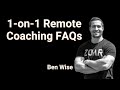 Ben Wise: 1-on-1 Remote Coaching FAQs