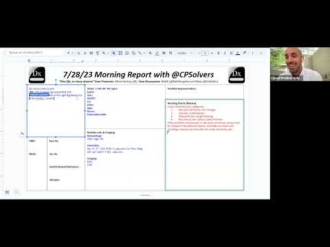 July 28, 2023 VMR with Reza & Rabih - bilateral leg pain