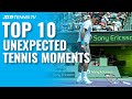 Top 10 Unexpected ATP Tennis Moments!