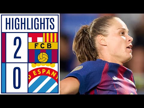 FC BARCELONA 2 - 0 RCD ESPANYOL | RESUMEN LIGA F MOEVE