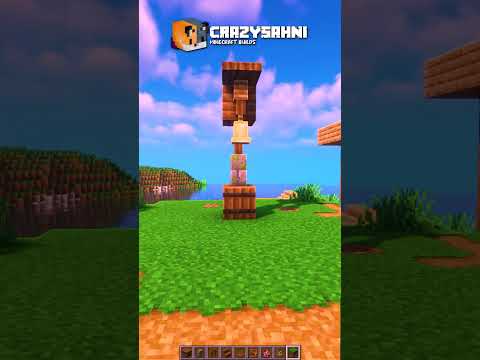 Insane Trick! Create Realistic Bell in Minecraft #shorts