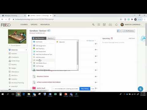 Inserting A Hover Cam Video Into Schoology Fbisd