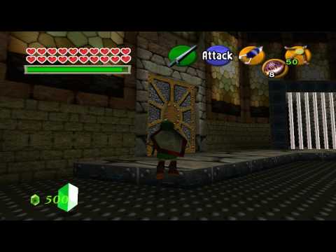 Zelda Ocarina of Time HD 100% Walkthrough - Part 64 - Ganon's Castle - Ganondorf Boss Fight