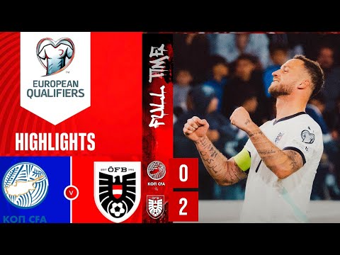 Zypern - Österreich (0-2) Zusammenfassung | FIFA WM-Qualifikation | Cyprus vs Austria Highlights 