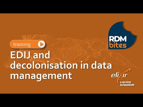 RDMbites | EDIJ and decolonisation in data management