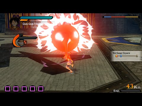 One Piece Pirate Warriors 2 - Luffy (New World) Complete Moveset
