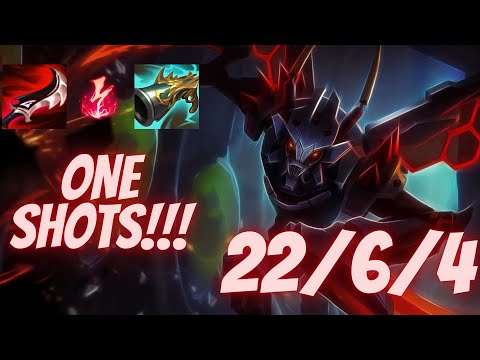 KHA ZIX ONE SHOTS 11.13 (CARRY YOUR GAMES WITH THIS BUILD)