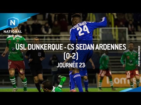 J23 : USL Dunkerque - CS Sedan Ardennes (0-2), le résumé