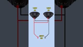 Speaker parallel connection #diy #shorts #electronics