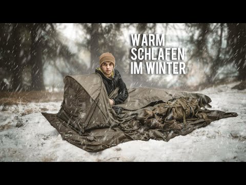 Bei KÄLTE im Winter WARM schlafen - Ausrüstung, Erfahrungen & Tipps