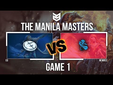 Manila Master | EG vs Newbee - Game 1 - Caster: DK