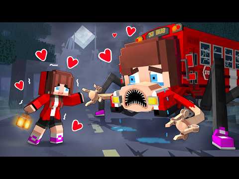 JJ BUS EATER is NOT a MONSTER... - Maizen Minecraft Animation