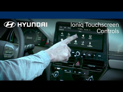 IONIQ Touchscreen Controls | Hyundai