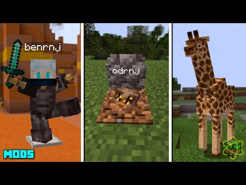 odrnj -  Ten incredible attractive mods for Java Minecraft  top 10 mods minecraft java edition