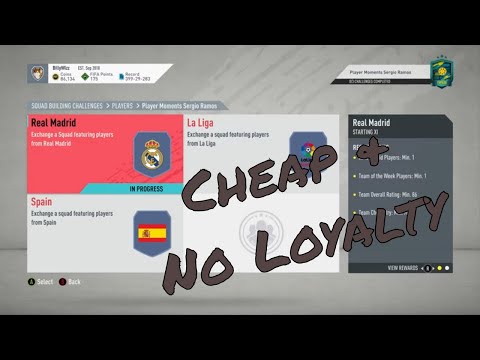 FUT 20 - SBC - Player Moments Sergio Ramos - Real Madrid - Cheap & No Loyalty