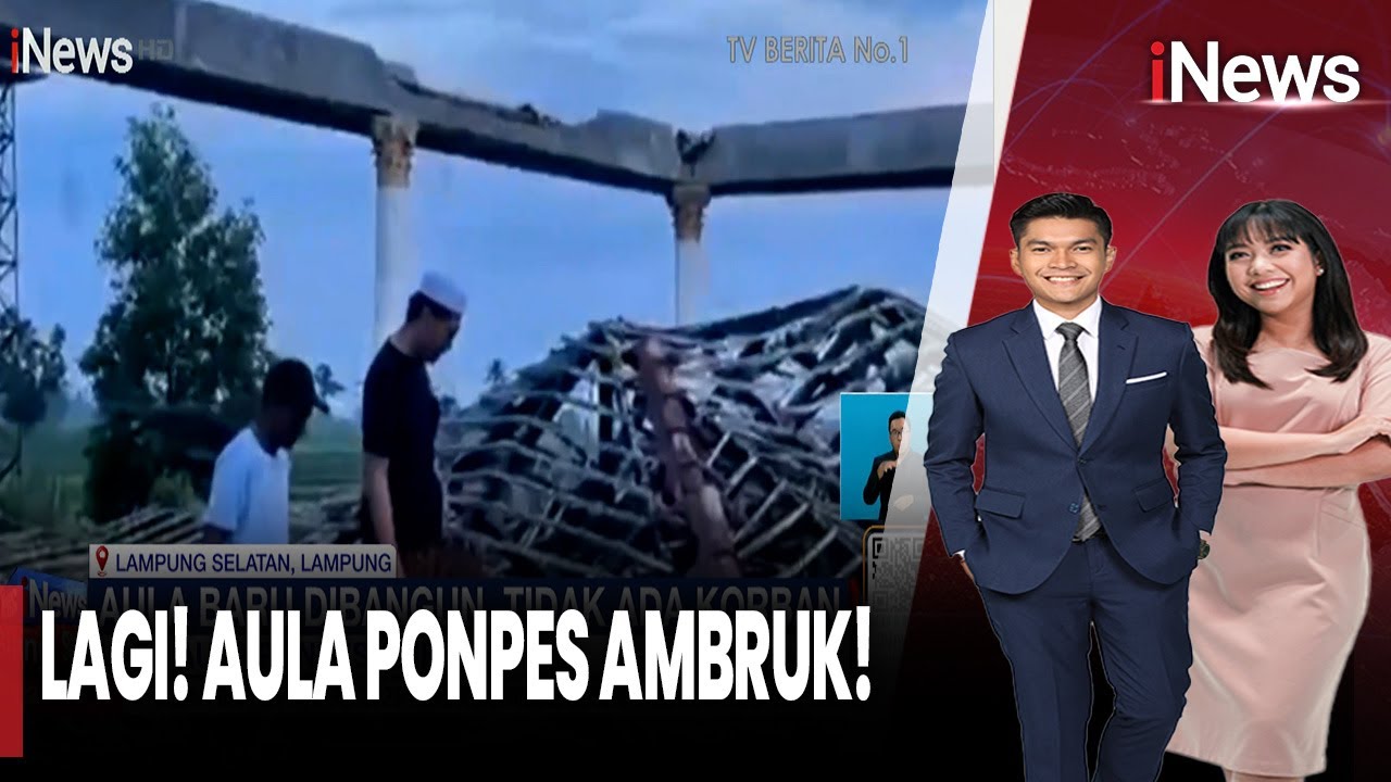 Lagi! Aula Ponpes Ambruk, Pemerintah Cek Seluruh Kondisi Ponpes! | iNews Siang 10/10