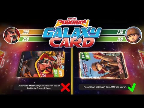 Cara Bermain BoBoiBoy Galaxy Card