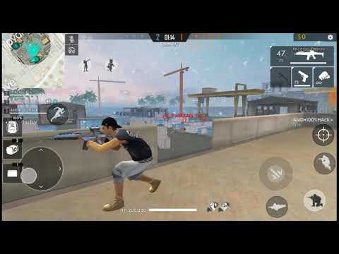 Jogando free Fire