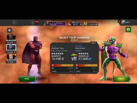 Mcoc Mags vs Annihilus window of opportunity node in AW.