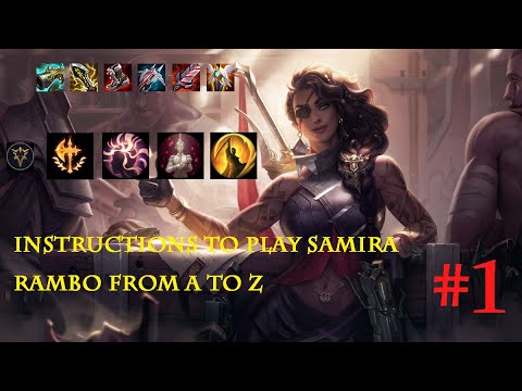 snake jack - LMHT - Instructions to play Samira Rambo from A to Z ep 1