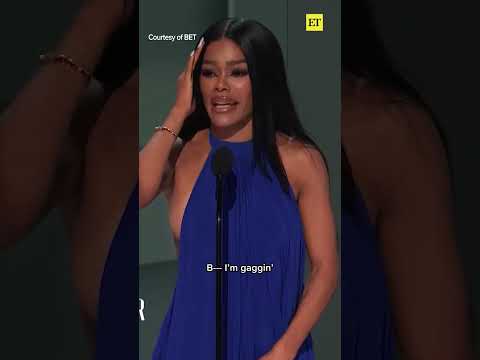 #janetjackson sorprende a una emocionada #teyanataylor en los #betawards