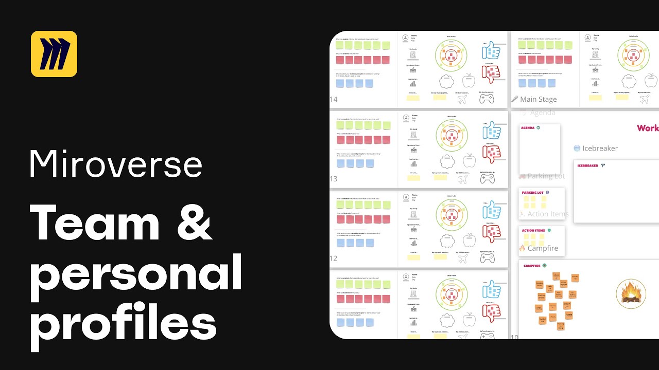 Team Profiles & Norms Template: Build Effective Team Norms with #Miroverse