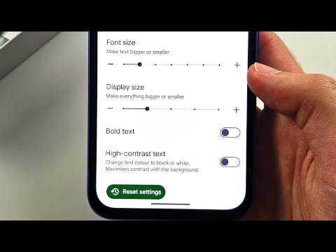 How To Change Font Style in Google Pixel 8a