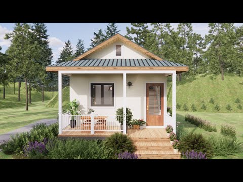 5 x 5 Meters Simple Life With Tiny House with Loft Bed | Exploring Tiny House