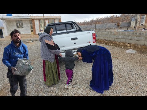 Grandma's warm welcome to the new guest