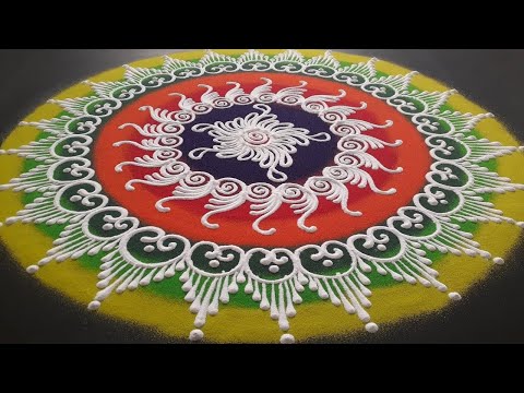 beautiful sanskar bharti rangoli design by pranali tulsankar