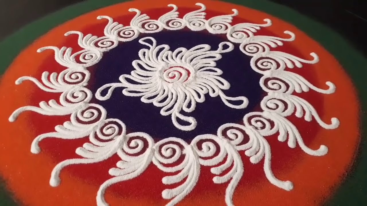 sanskar bharati rangoli design by pranali tulsankar