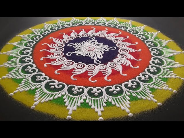 Beautiful sanskar bharti rangoli design by pranali tulsankar
