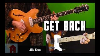 Get Back - Lead and Rhythm Guitar Cover - Isolated Casino and Telecaster