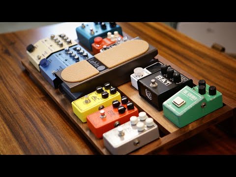 Woodbeat custom pedalboard