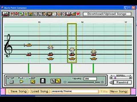 Mario Paint- Jeopardy Theme